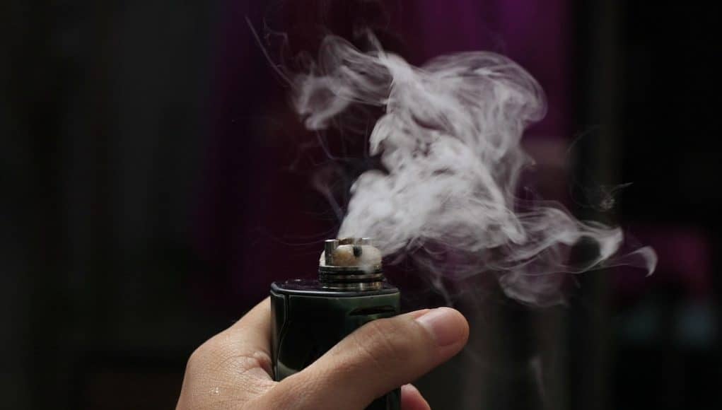 e-cigarette vapour